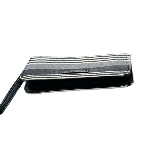 Vera Bradley Leather Accordion Wristlet Wallet Multi-Color Striped - Picture 7 of 7